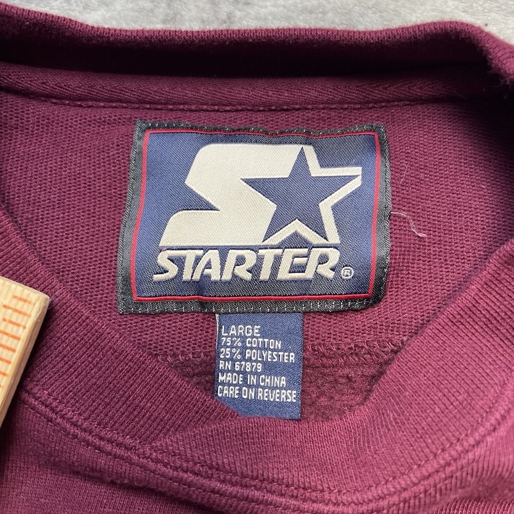 Vintage Starter Minnesota Golden Gophers Sweatshirt Unisex L Maroon College - Picture 5 of 8